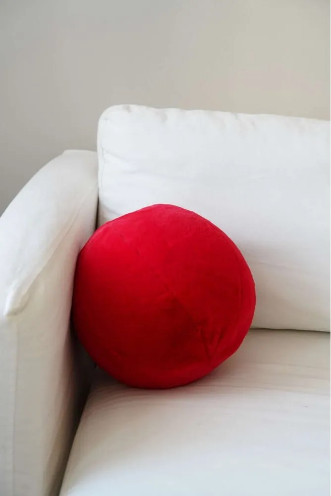 Cuscino decorativo in micropile ø 25 cm Top – Mioli Decor