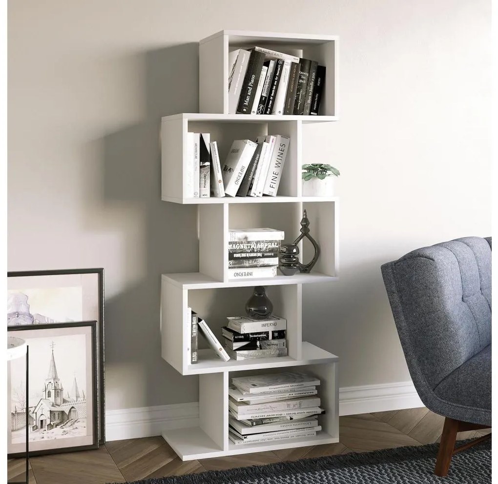 Libreria MERIC 15x60 cm bianca