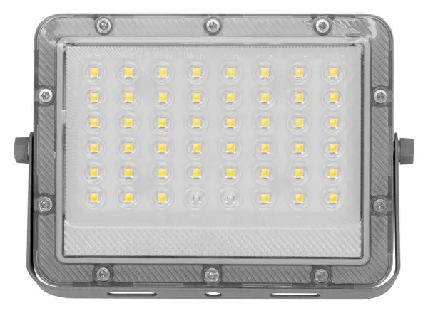 Faro Solare LED Lumileds 50W, 5.000k Dimmerabile Aut. 10h IP65 Colore Bianco Freddo 5.000K