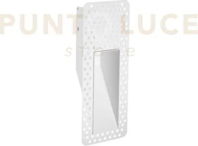 Incasso yurei bianco in acciaio e alluminio 238x91x61mm attacco gu1...