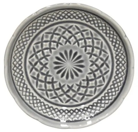 Piatto da dessert in gres grigio , ⌀ 15 cm Cristal - Costa Nova