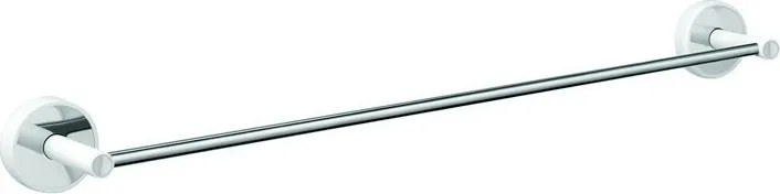 Kamalu - Porta asciugamano barra 60cm colore bianco linea Kaman LEFO-80