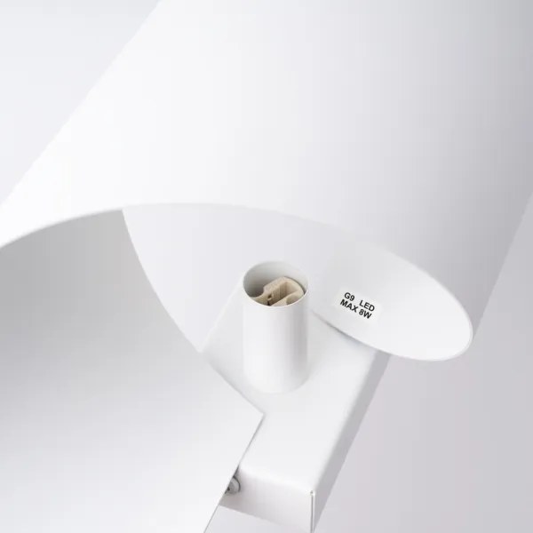 Sollux SL.1308 - Applique TALASSA 1xG9/8W/230V bianco