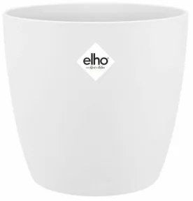 Vaso Elho Bianco Plastica Rotondo