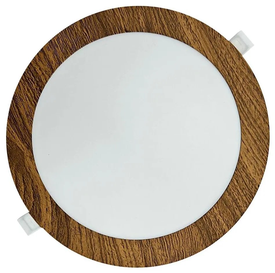 Lampada LED da incasso CIRCLE LED/18W/230V 4200K diametro 22 cm marrone