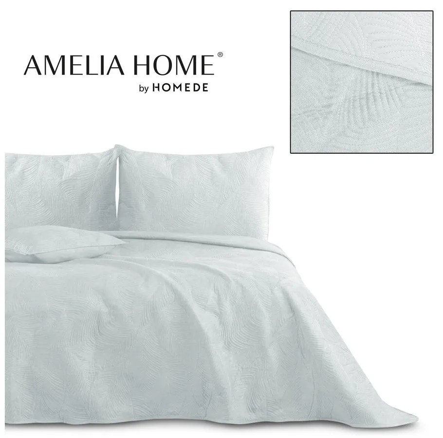 Copriletto grigio chiaro 200x220 cm Palsha – Restilo