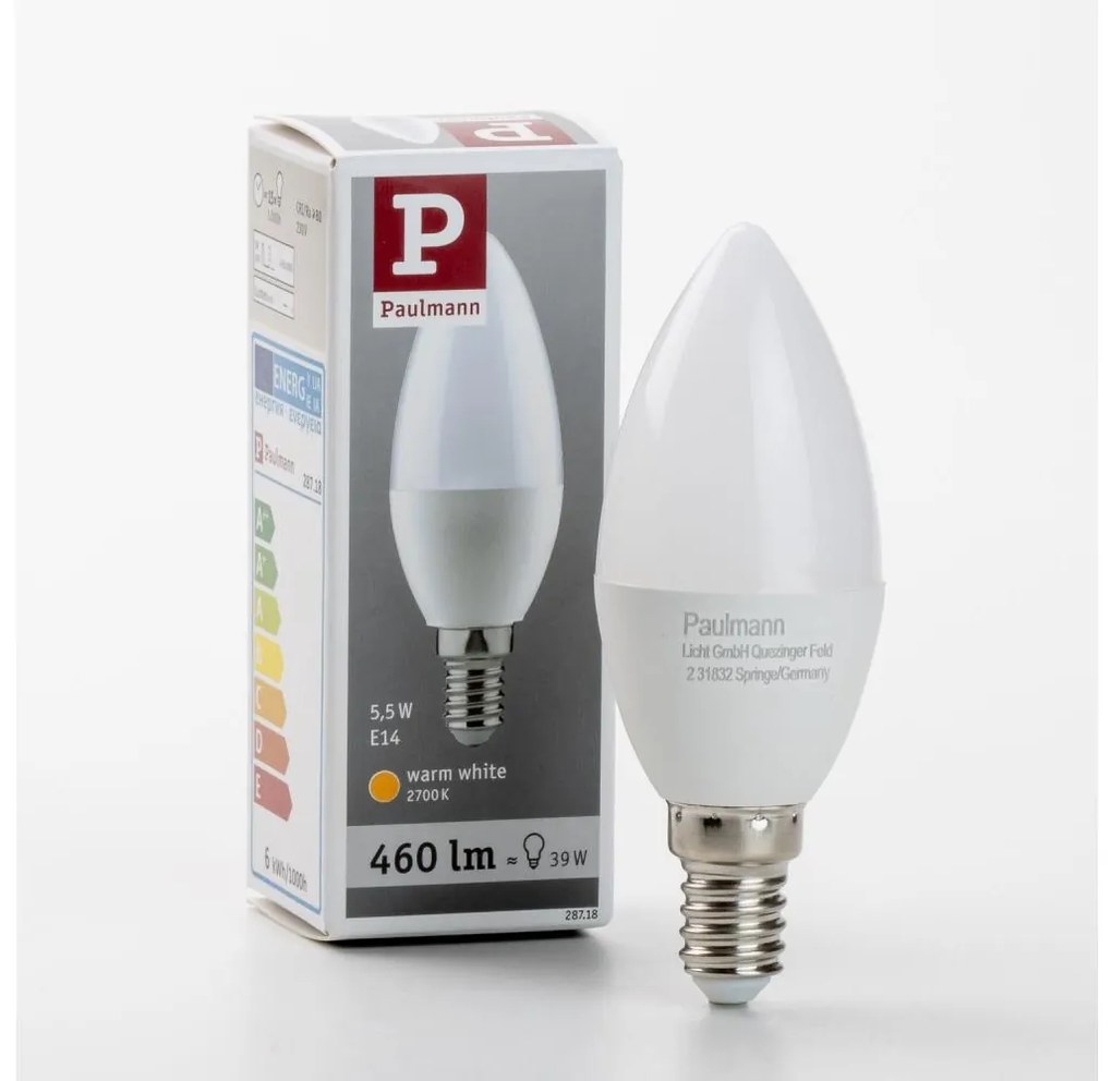 Lampadina LED E14/5,5W/230V 2700K - Paulmann 28718