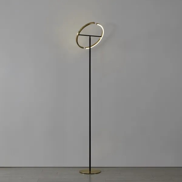 Eglo 901973-LED Lampada da terra dimmerabile CASTELPOTO 2xLED/8,8W/230V oro/nero