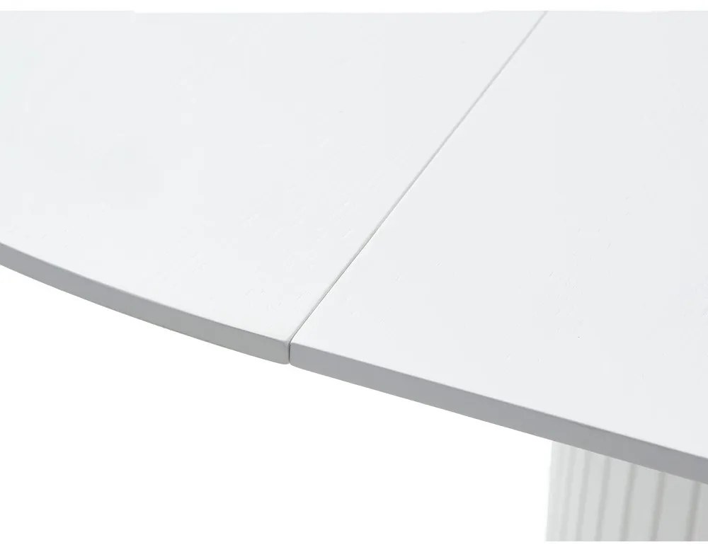 Tavolo da pranzo rotondo allungabile con estensione ø 120 cm Nola – Unique Furniture