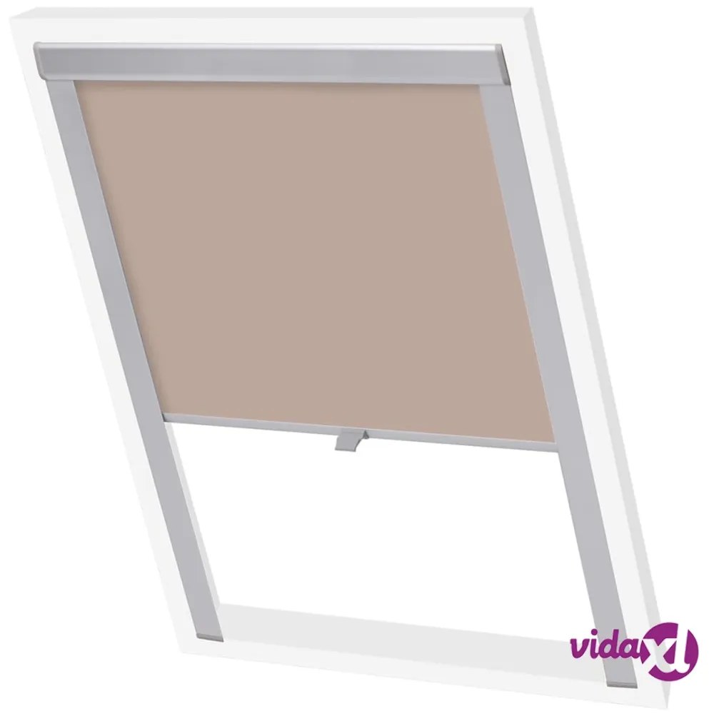 vidaXL Tenda a Rullo Oscurante Beige C02