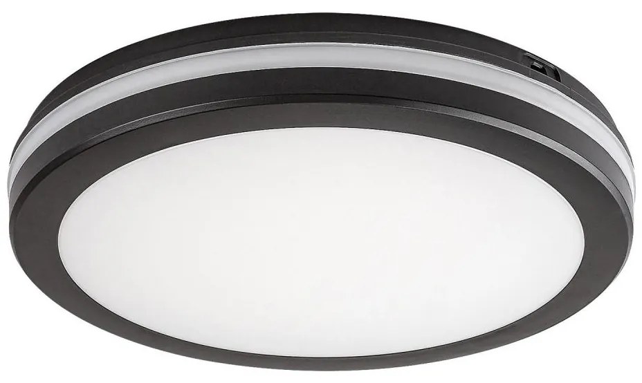Rabalux 77035 - Plafoniera da bagno a LED INDRE LED/28W/230V IP54 nera