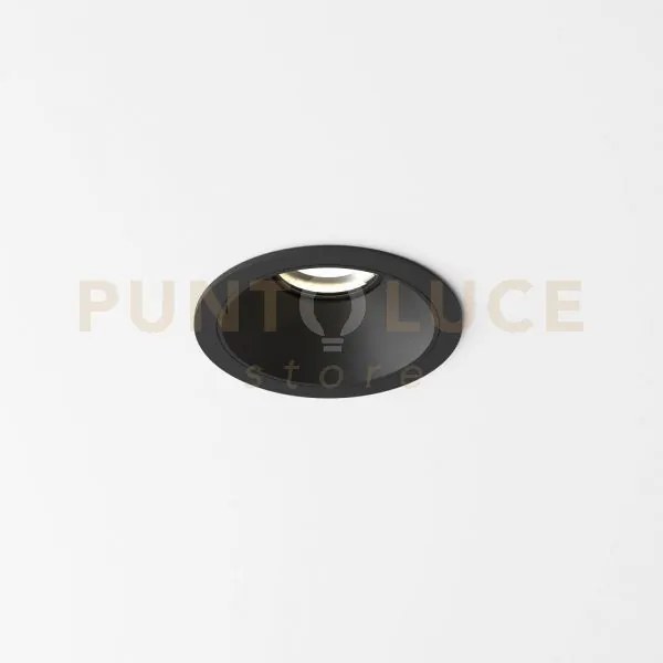 Zeus round riflettore tondo 13 w  d.6,4cm nero