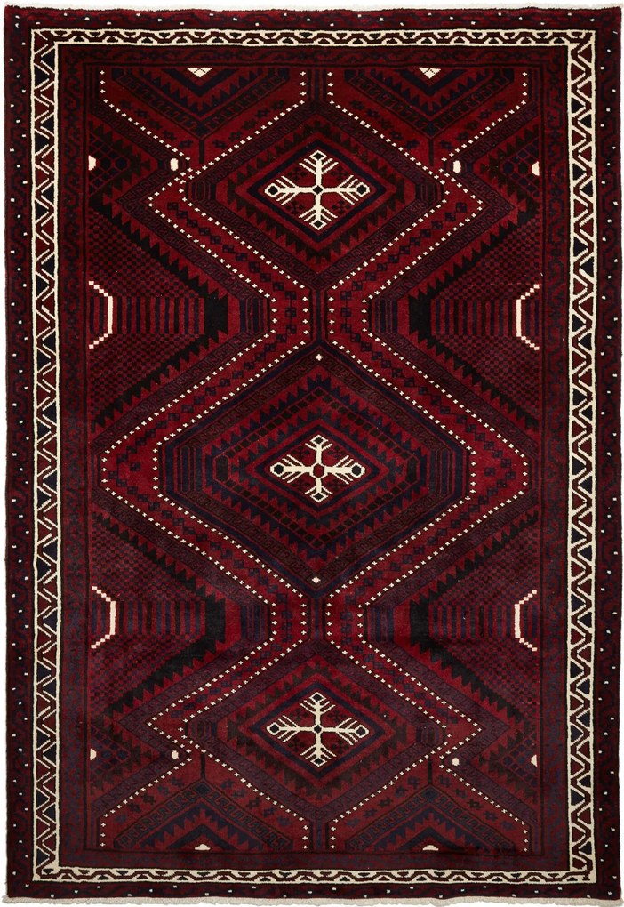 Lori Tappeto 310x220 Rosso (Iran) Annodato A Mano