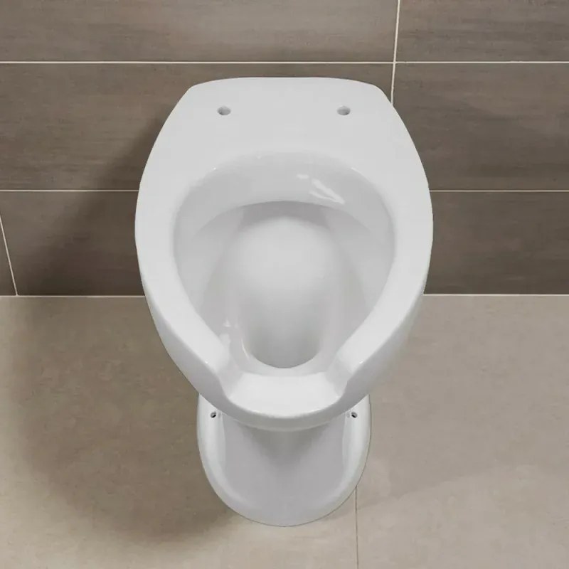 Wc per anziani e disabili con apertura frontale e scarico a parete