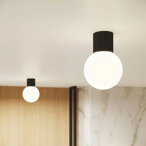 Sollux SL.1713 - Plafoniera da bagno HALO 1xG9/8W/230V IP44 nero