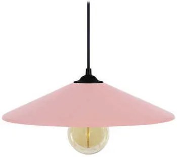 Tosel  Lampadari, sospensioni e plafoniere Lampada a sospensione tondo metallo rosa  Tosel