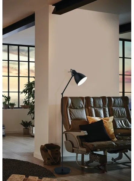 Eglo 49471 - Lampada da terra PRIDDY 1xE27/40W/230V