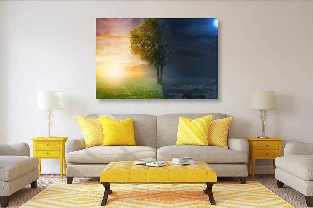 Quadro su tela – Giorno e notte