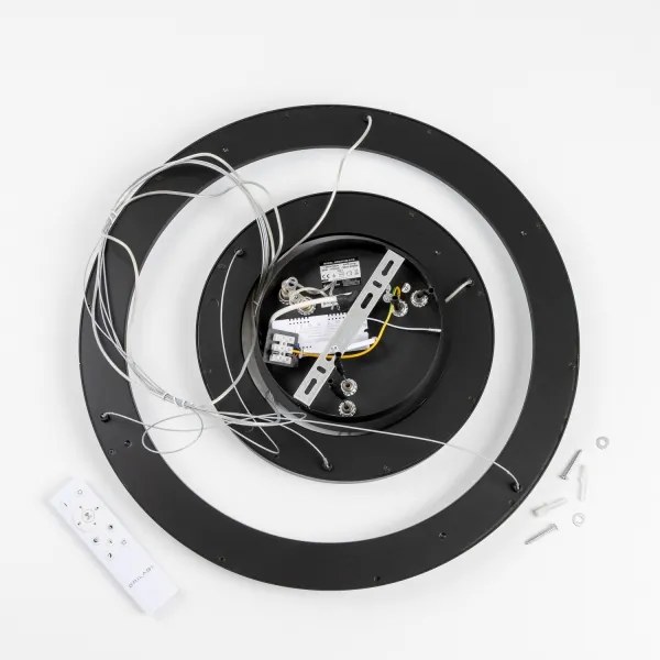 Brilagi - Lampada a sospensione dimmerabile su cavo FALCON SLIM LED/68W/230V Ø 50 cm nera + telecomando