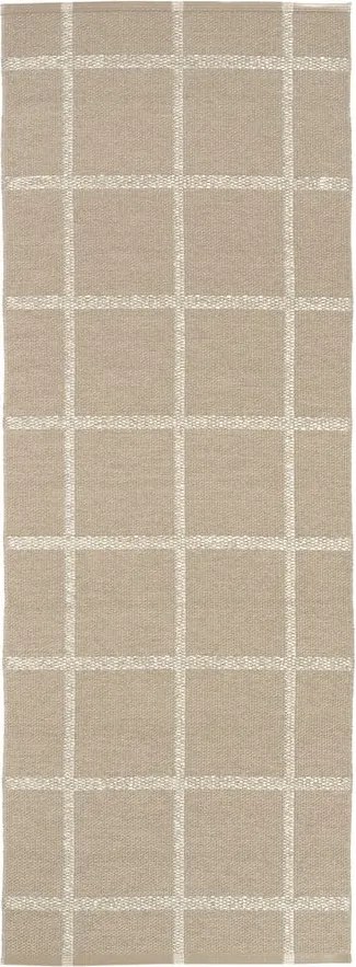 Passatoia da interno/esterno beige 70x225 cm Ada Dark Linen – Pappelina