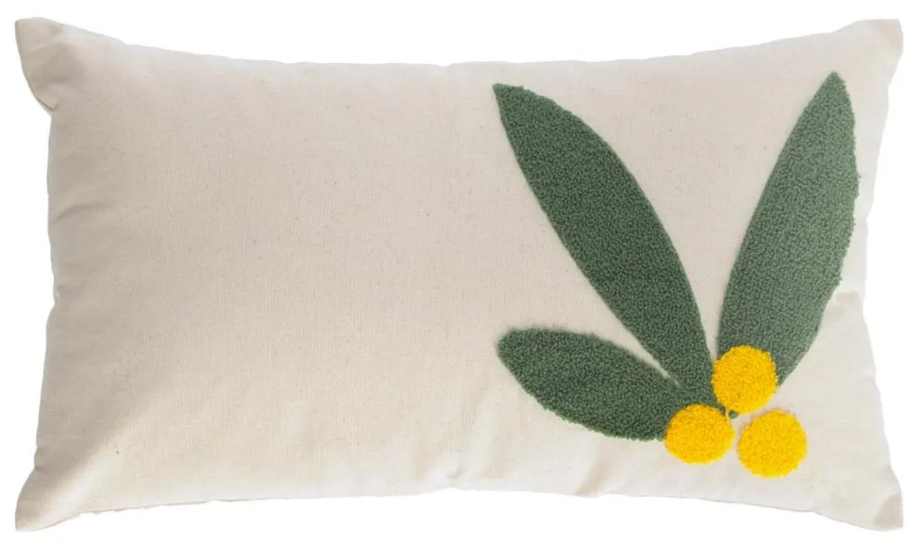 Kave Home - Fodera cuscino Uriana 100% cotone beige 30 x 50 cm