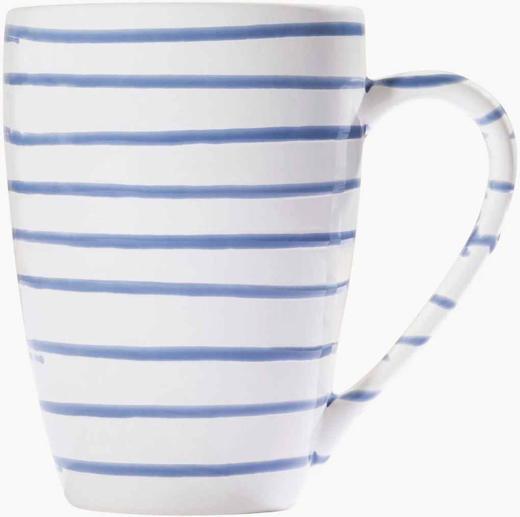 Tazza da colazione fatta a mano Blaugeflammt