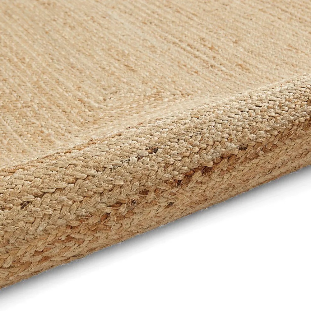 Tappeto di colore naturale in iuta 160x230 cm Savannah Jute – Think Rugs
