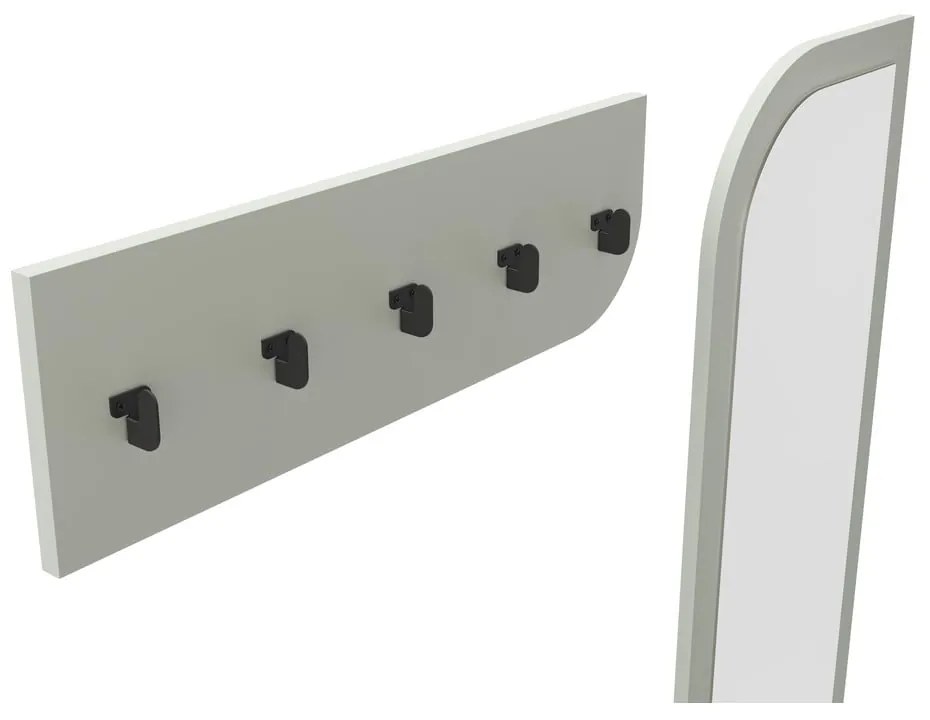 Set mobili da ingresso verde-grigio Bea - Marckeric