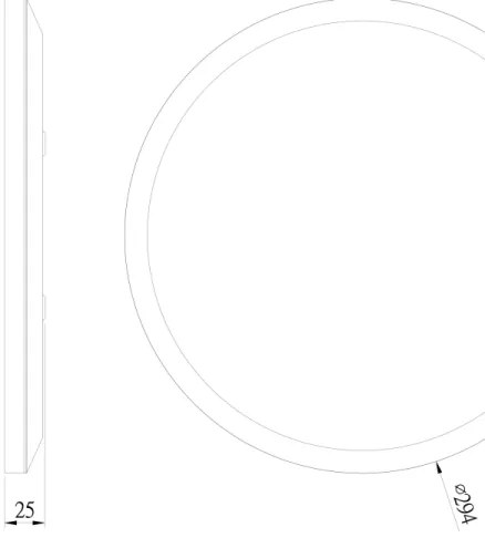 Globo 41562-18B - Plafoniera LED da bagno SAPANA LED/18W/230V IP44
