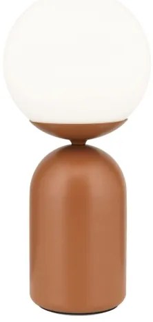 Orion LA 4-1223/1 - Lampada da tavolo STANLEY 1xE14/25W/230V ceramiche/marrone