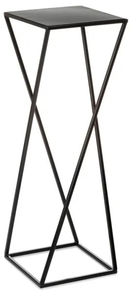 Portafiori 70x24 cm nero