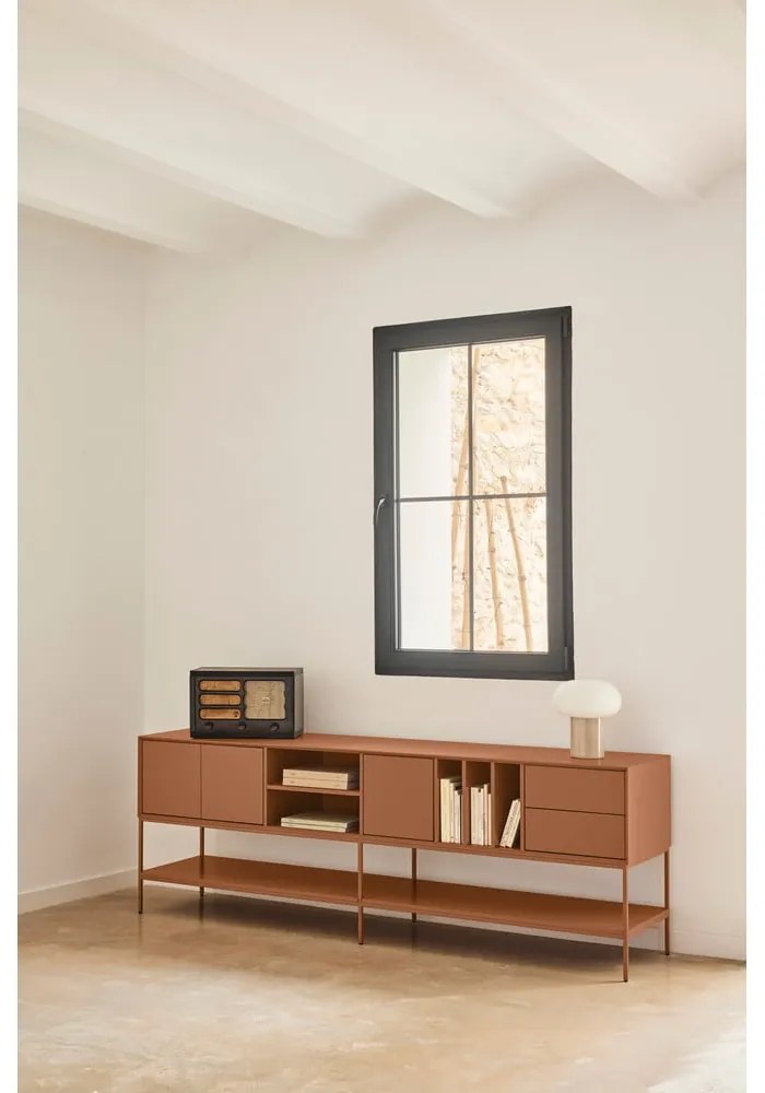 Mobile TV color crema 220x74x45 cm Platt – Teulat