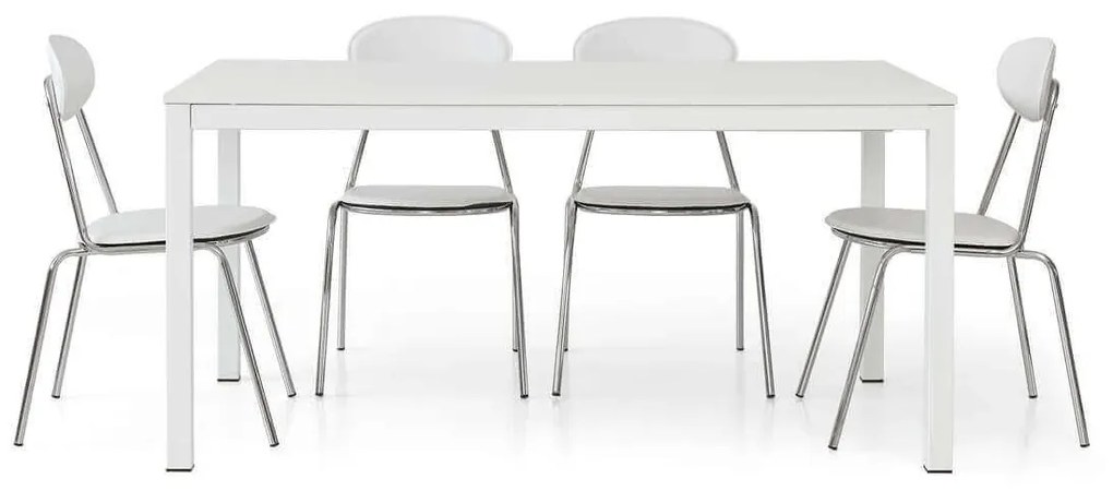 REGINALD - tavolo da pranzo moderno allungabile frassinato