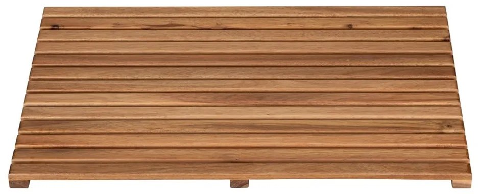 Tappetino da bagno in legno di colore naturale 40x60 cm Acacia - Wenko