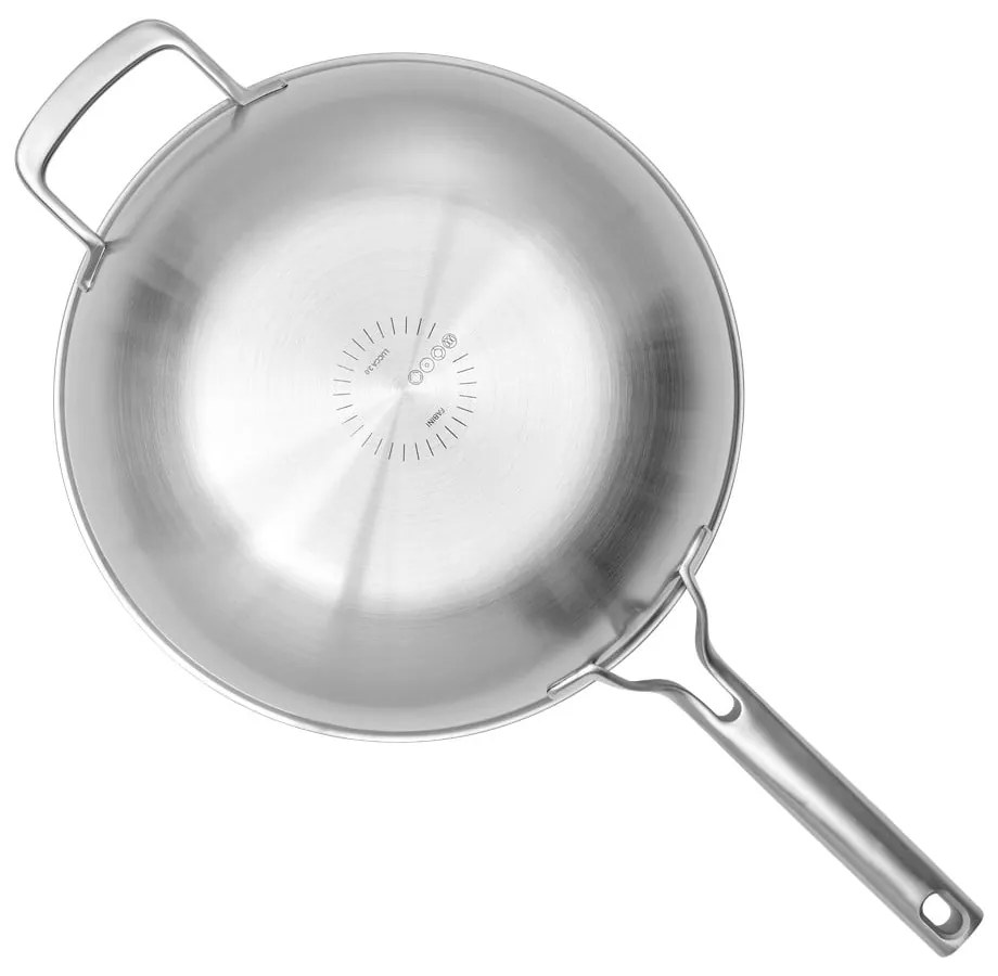 Padella wok in acciaio inox con coperchio ø 30 cm Lucca 3.0 – FABINI