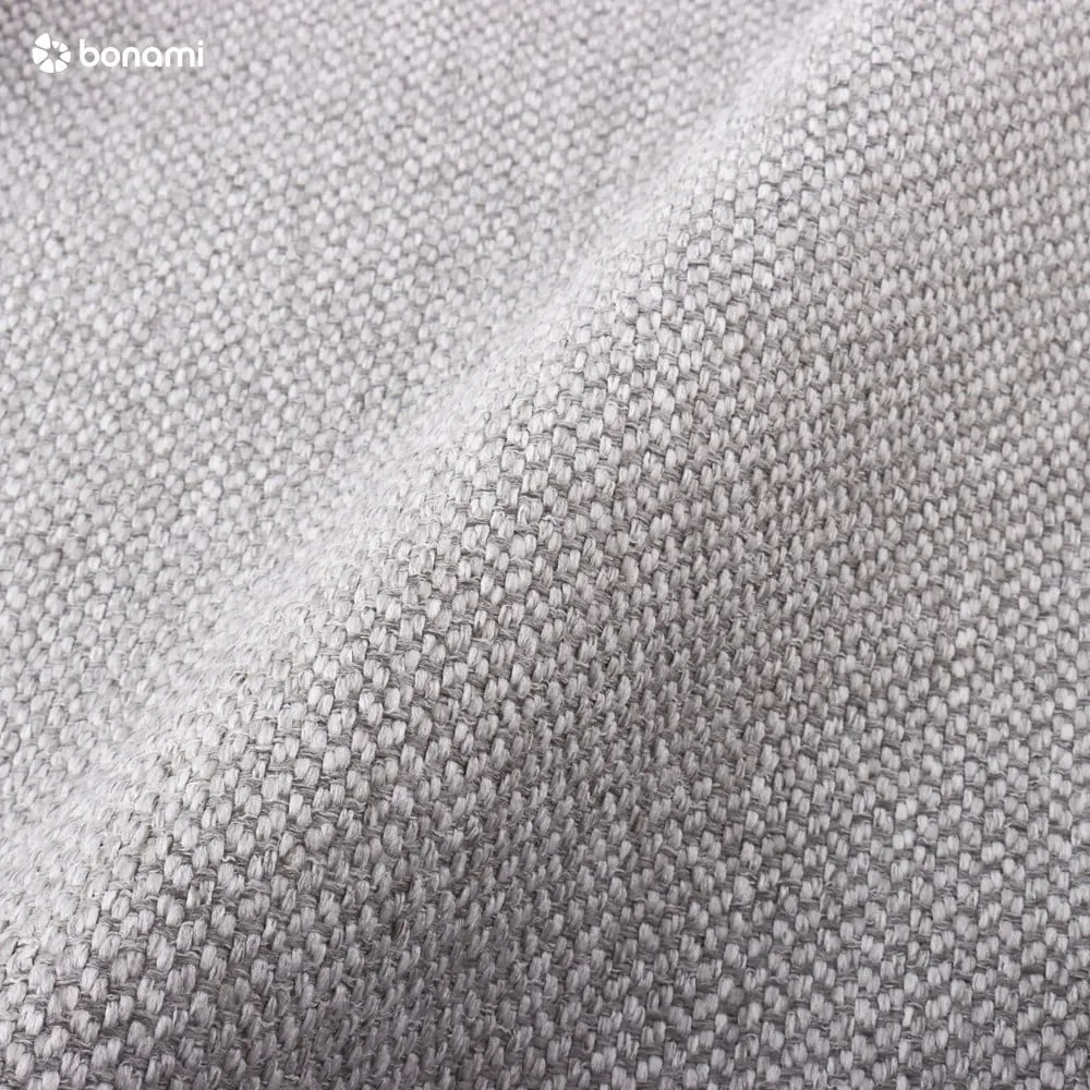 Letto matrimoniale imbottito grigio chiaro con contenitore e rete inclusi 180x200 cm Arendal - Cosmopolitan Design