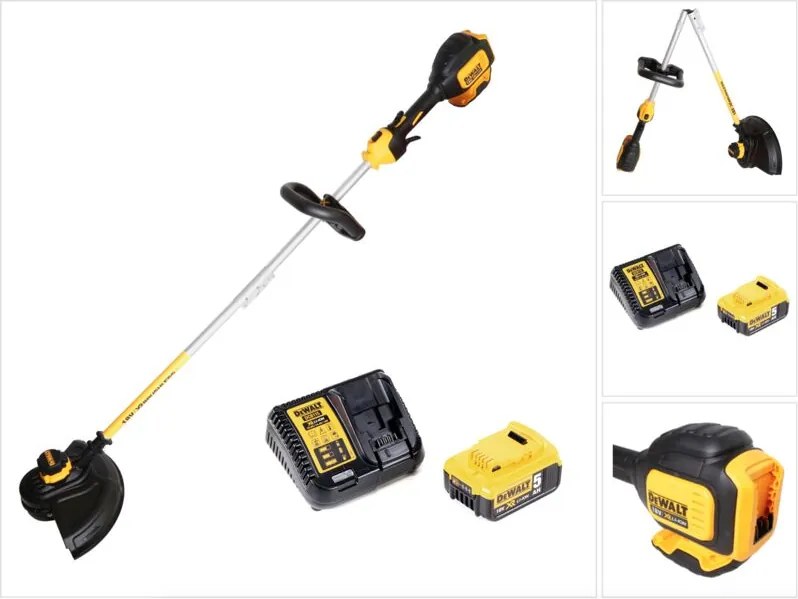 Dcm 561 pbs Tagliabordi a batteria 18V Brushless + 1x batteria 5,0Ah + caricabatterie - Dewalt