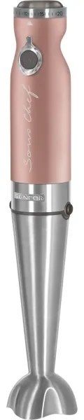Sencor - Frullatore a immersione 4in1 1200W/230V acciaio inossidabile/oro rosa