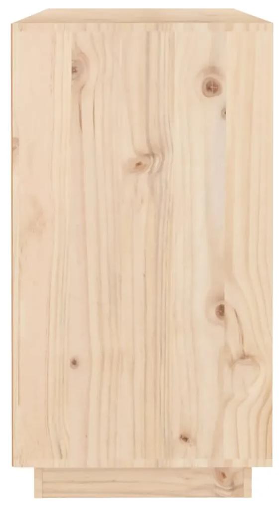 Credenza 100x40x75 cm in legno massello di pino
