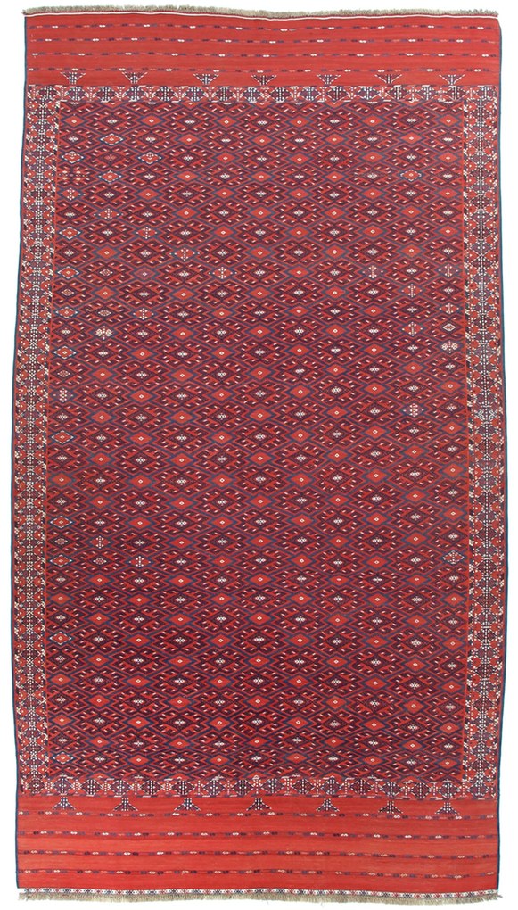 Sarouk Tappeto persiano 210x380 (Iran) Annodato A Mano
