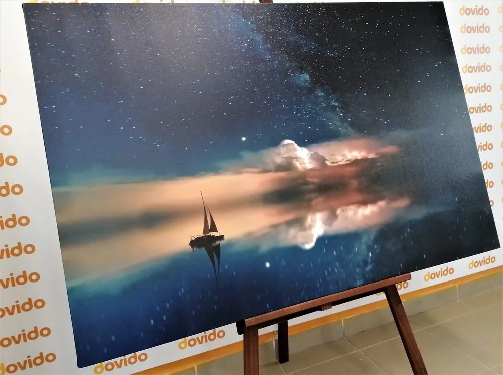 Quadro su tela – Barca sul mare