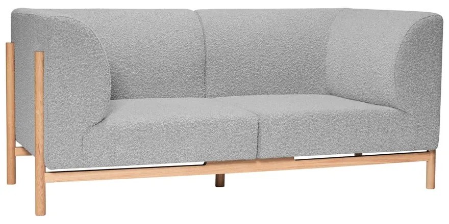 Divano grigio 182 cm Moment - Hübsch