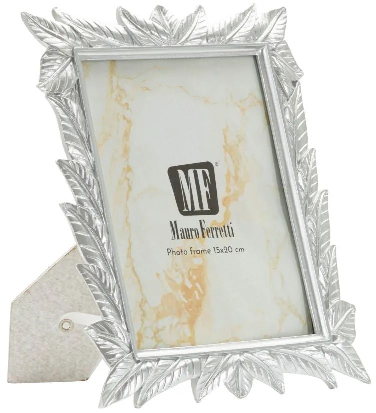 Cornice Leavy Silver Cm 21,2X1,7X26,8 Per Foto Eleganti