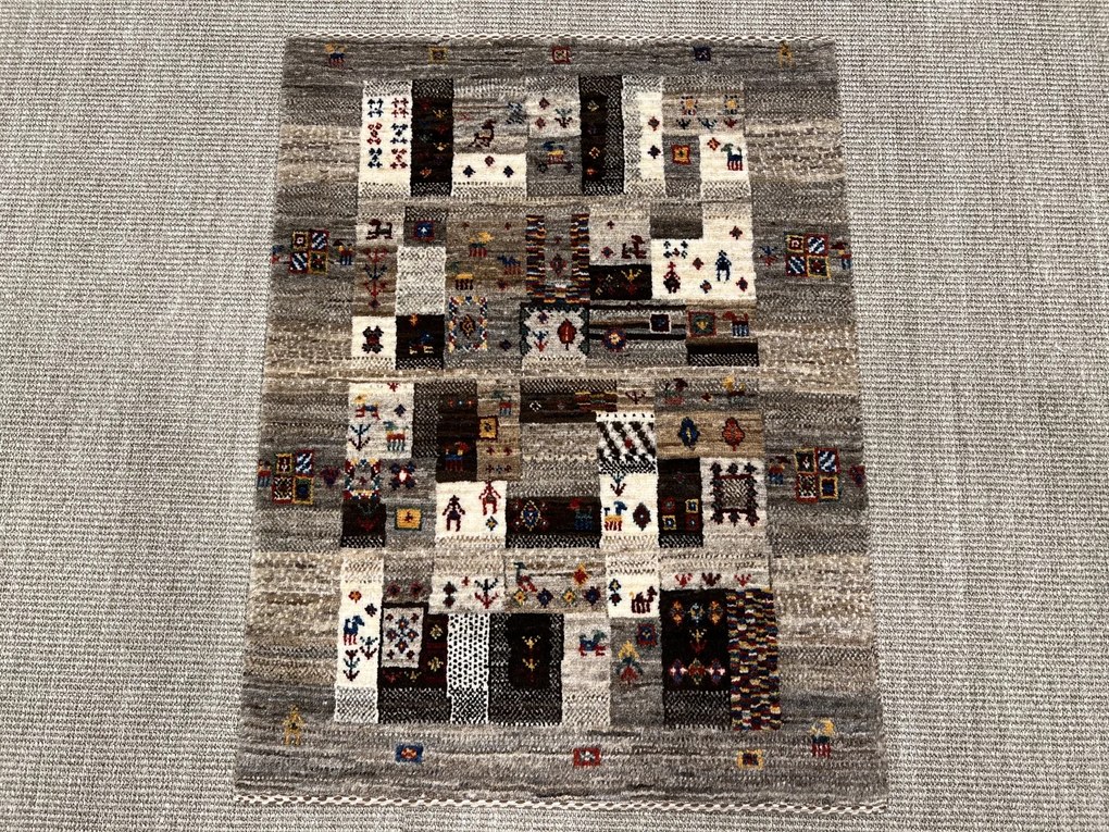 Loribaft Tappeto 90 x 70 Beige (Iran) Annodato A Mano