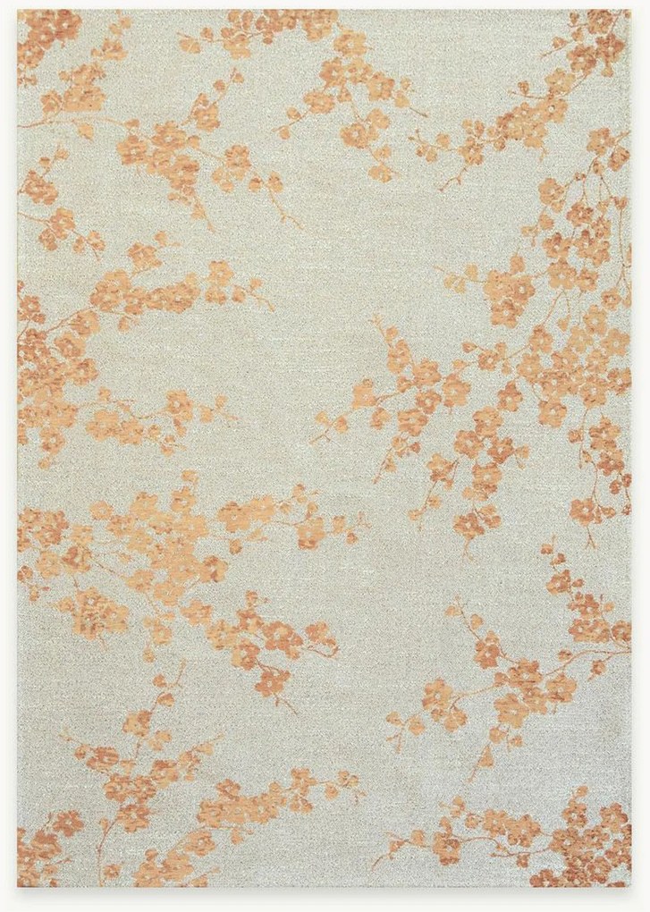 Tappeto jacquard lavabile da interno-esterno Sakura