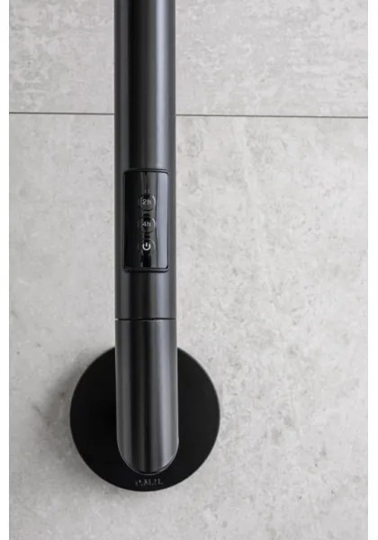 P.M.H. OL1B - Scaldasalviette elettrico OLE 24W/230V 170 cm IP44 nero