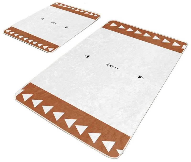 Tappetini da bagno bianchi in set da 2 60x100 cm - Mila Home