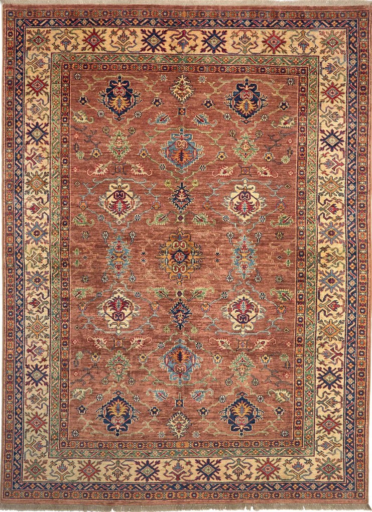 Kazak Tappeto 240x180 (Pakistan) Annodato A Mano
