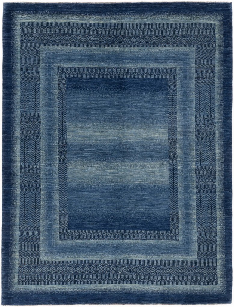 Loribaft Tappeto 230x180 Blu (Iran) Annodato A Mano