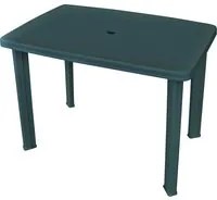 Tavolo da Giardino Verde 101x68x72 cm in Plastica 43593